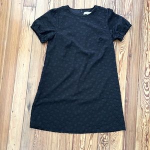 Loft Women’s Classy Black Dress with Raised Dots Small